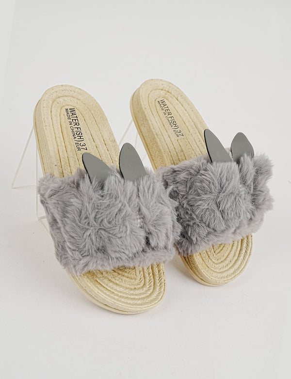 SLIPPER-ST-8285-GRAY - Foorzy