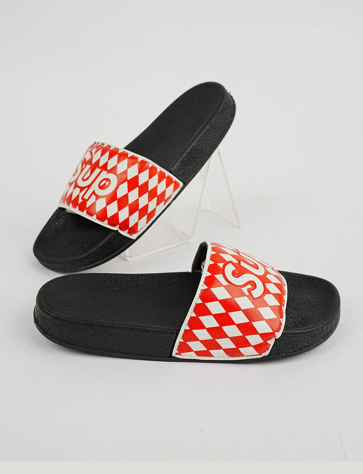 SLIPPER-Y-6005-B2-RED - Foorzy