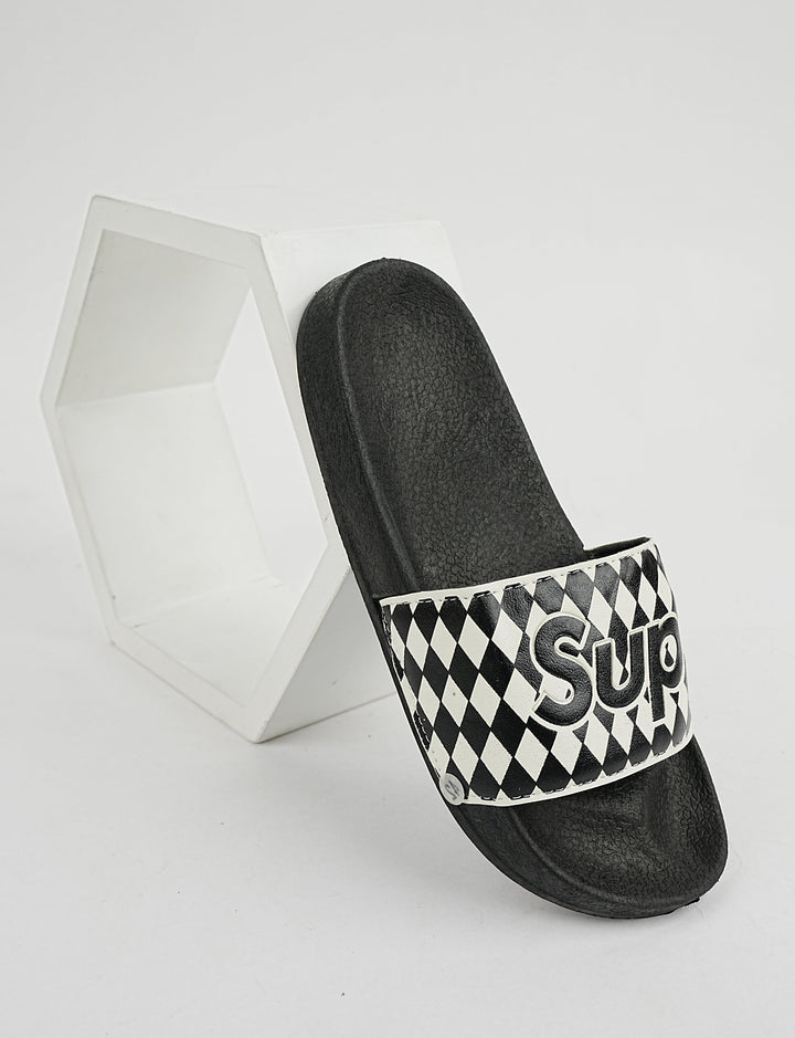 SLIPPER-Y-6005-A2-BLACK - Foorzy