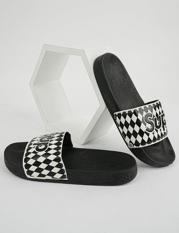 SLIPPER-Y-6005-A2-BLACK - Foorzy