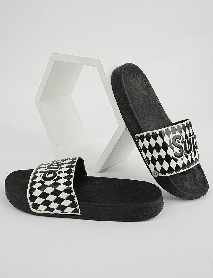 SLIPPER-Y-6005-A2-BLACK - Foorzy