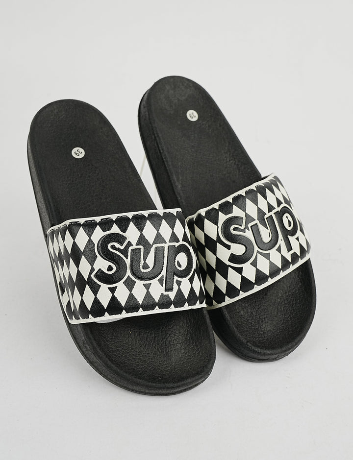 SLIPPER-Y-6005-B2-BLACK - Foorzy