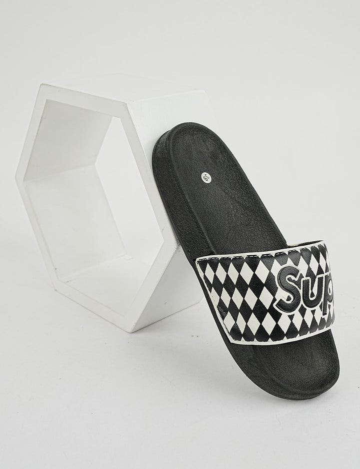 SLIPPER-Y-6005-B2-BLACK - Foorzy