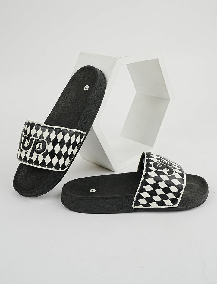 SLIPPER-Y-6005-B2-BLACK - Foorzy