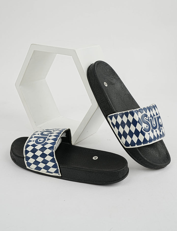 SLIPPER-Y-6005-B2-BLUE - Foorzy