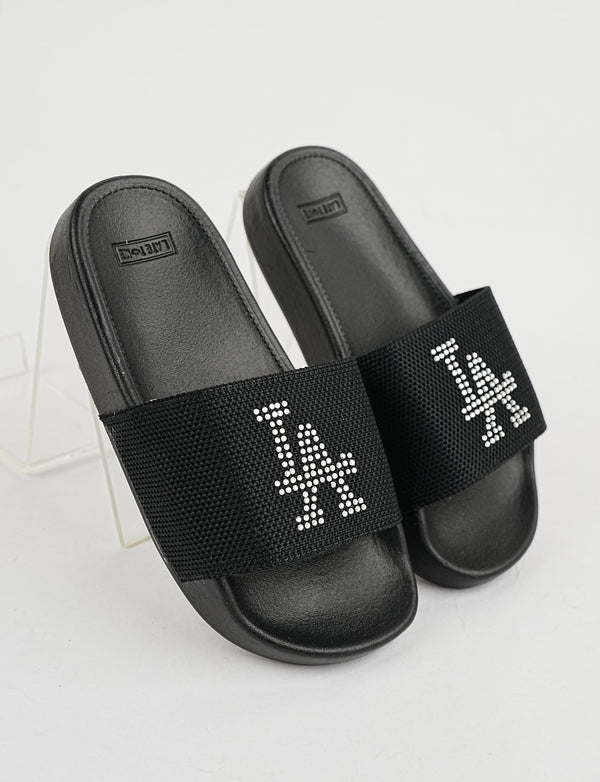 SLIPPER-YS-0388-BLACK - Foorzy