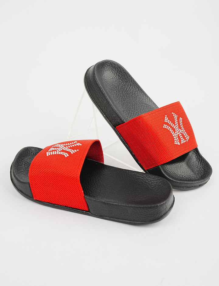 SLIPPER-YS-0389-RED - Foorzy
