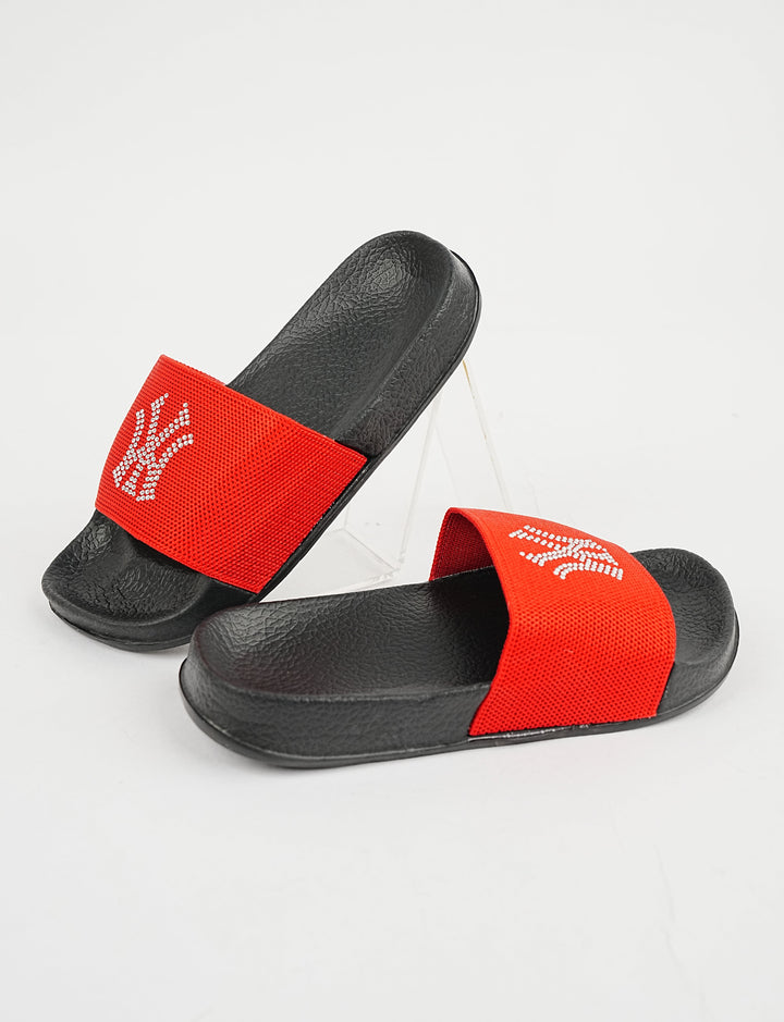 SLIPPER-YS-0389-RED - Foorzy