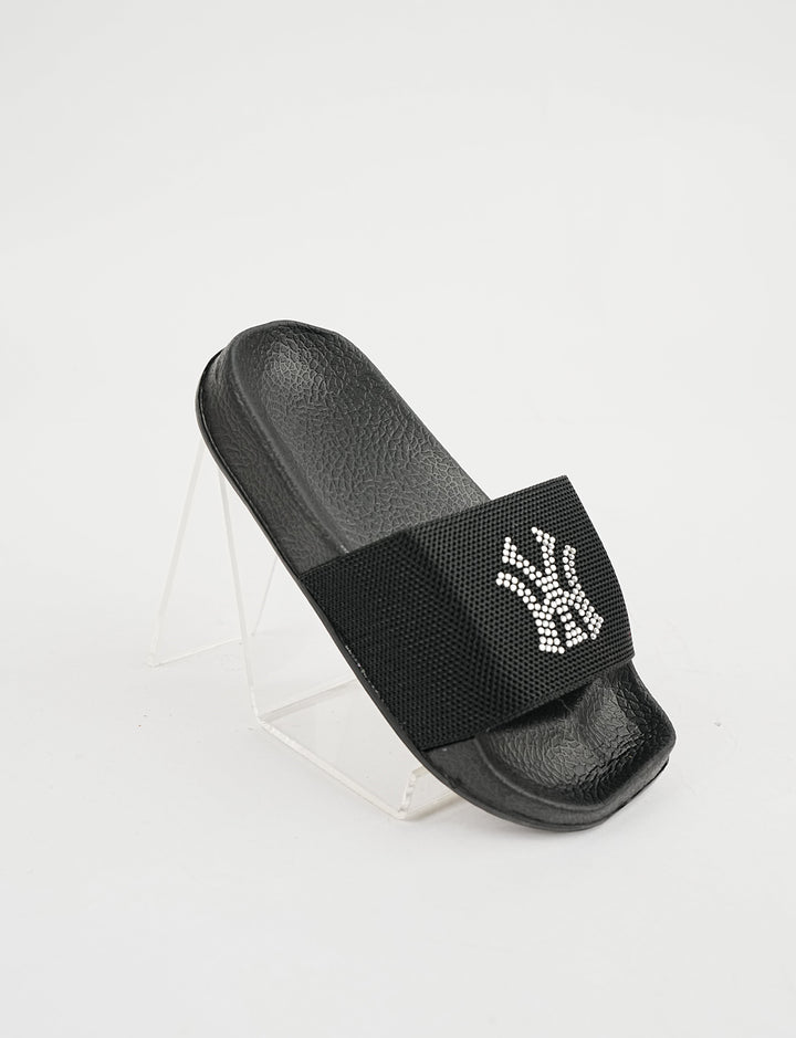 SLIPPER-YS-0389-BLACK - Foorzy
